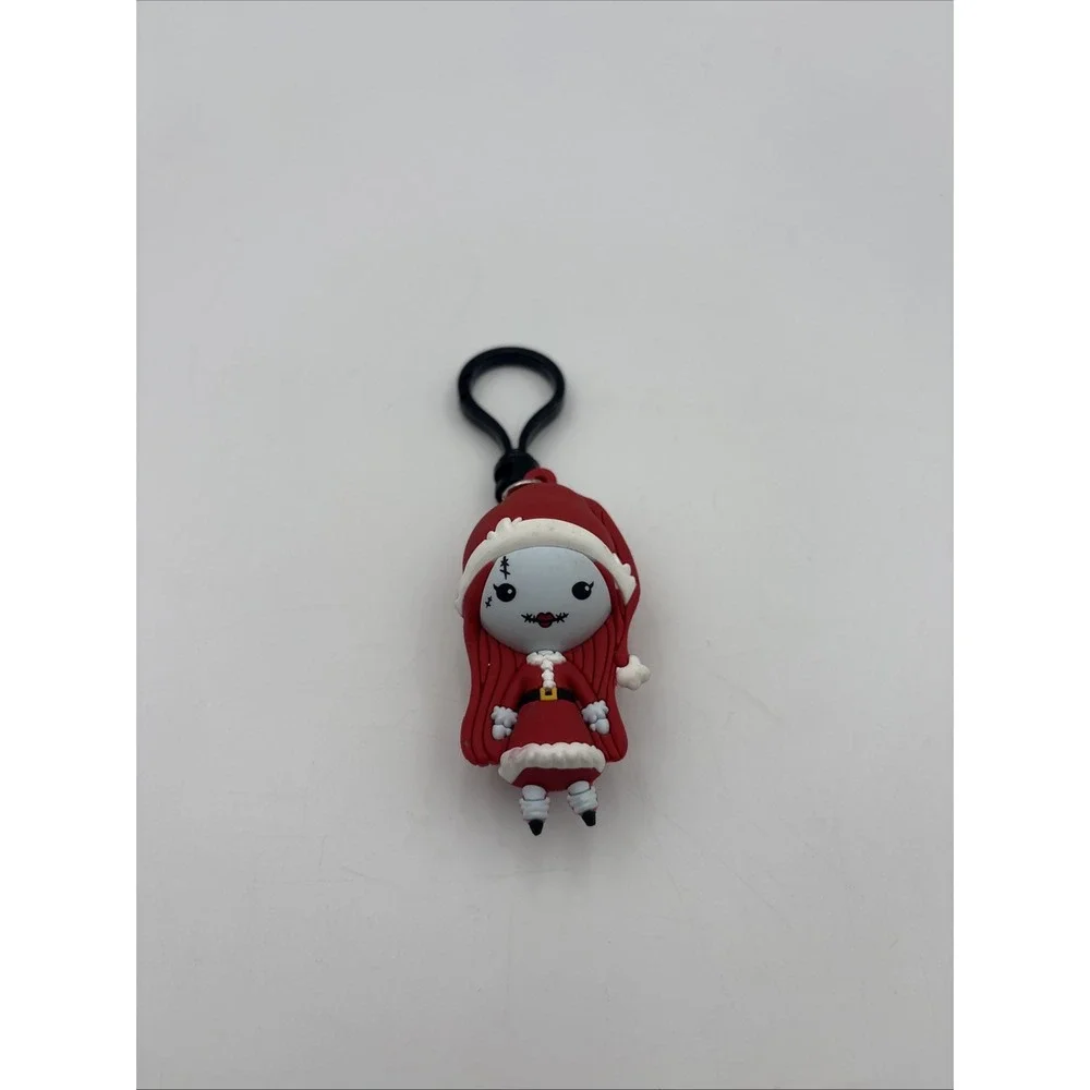 Disney Nightmare Before Christmas Series 6 Santa Sally Figural Bag Clip Keychain